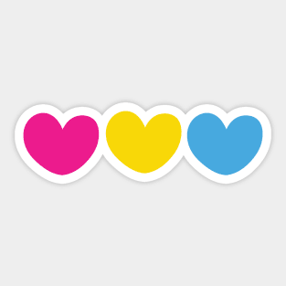 Pansexual pride flag Sticker